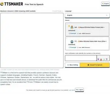 TTSMaker文本转语音工具